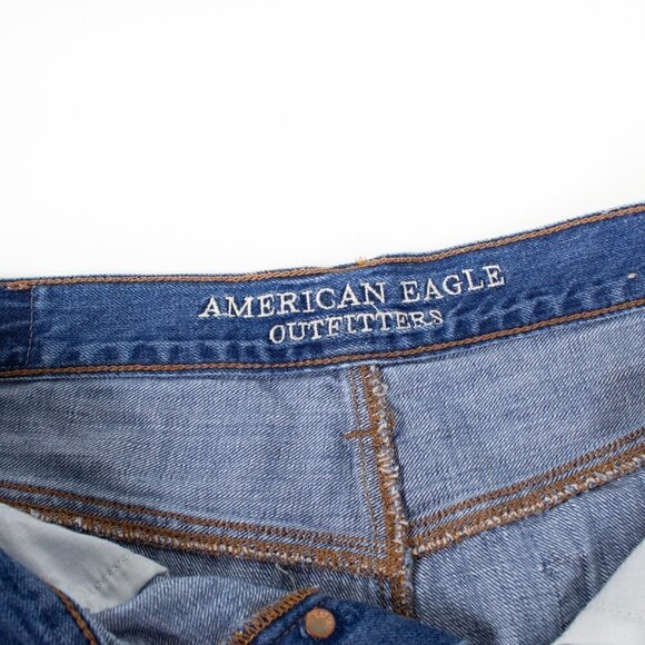 American Eagle Vintage Hi-Rise Festival Button Fly Shorts Size 8 - Picture 5 of 7